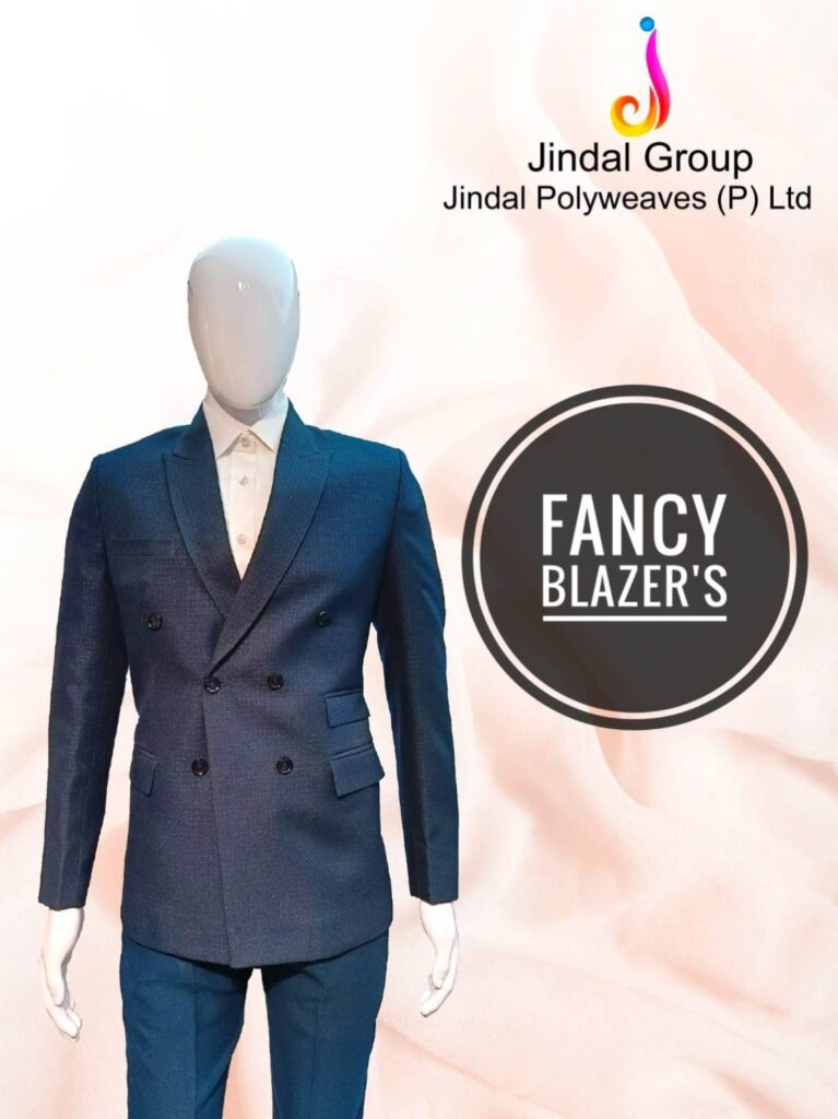 Fancy Blazer — Navy Double-Breasted