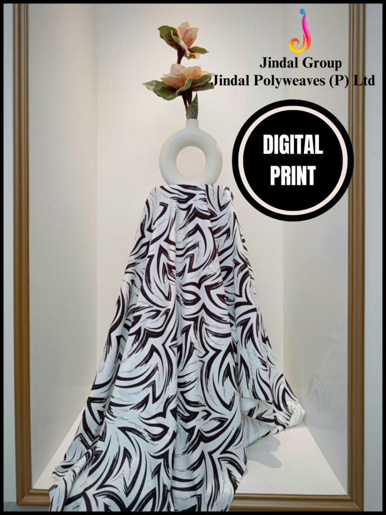 Abstract Brushstroke Print (Monochrome)